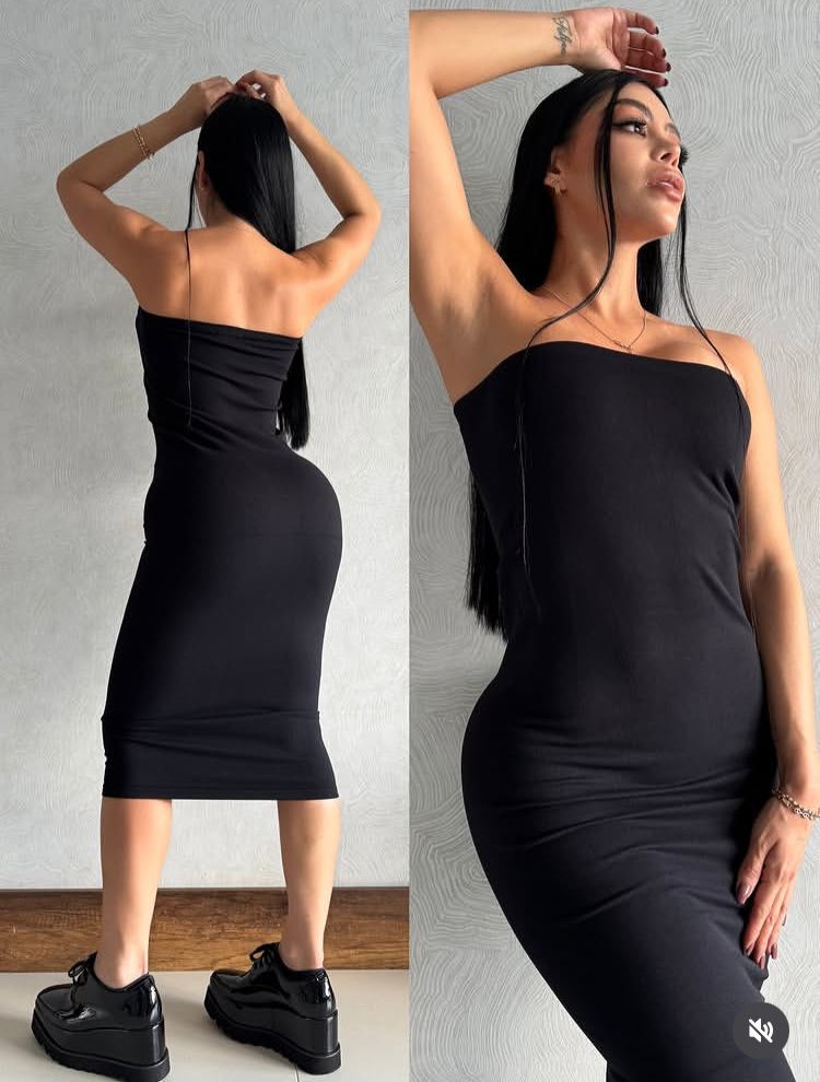 VESTIDO STRAPLESS AMERICANO