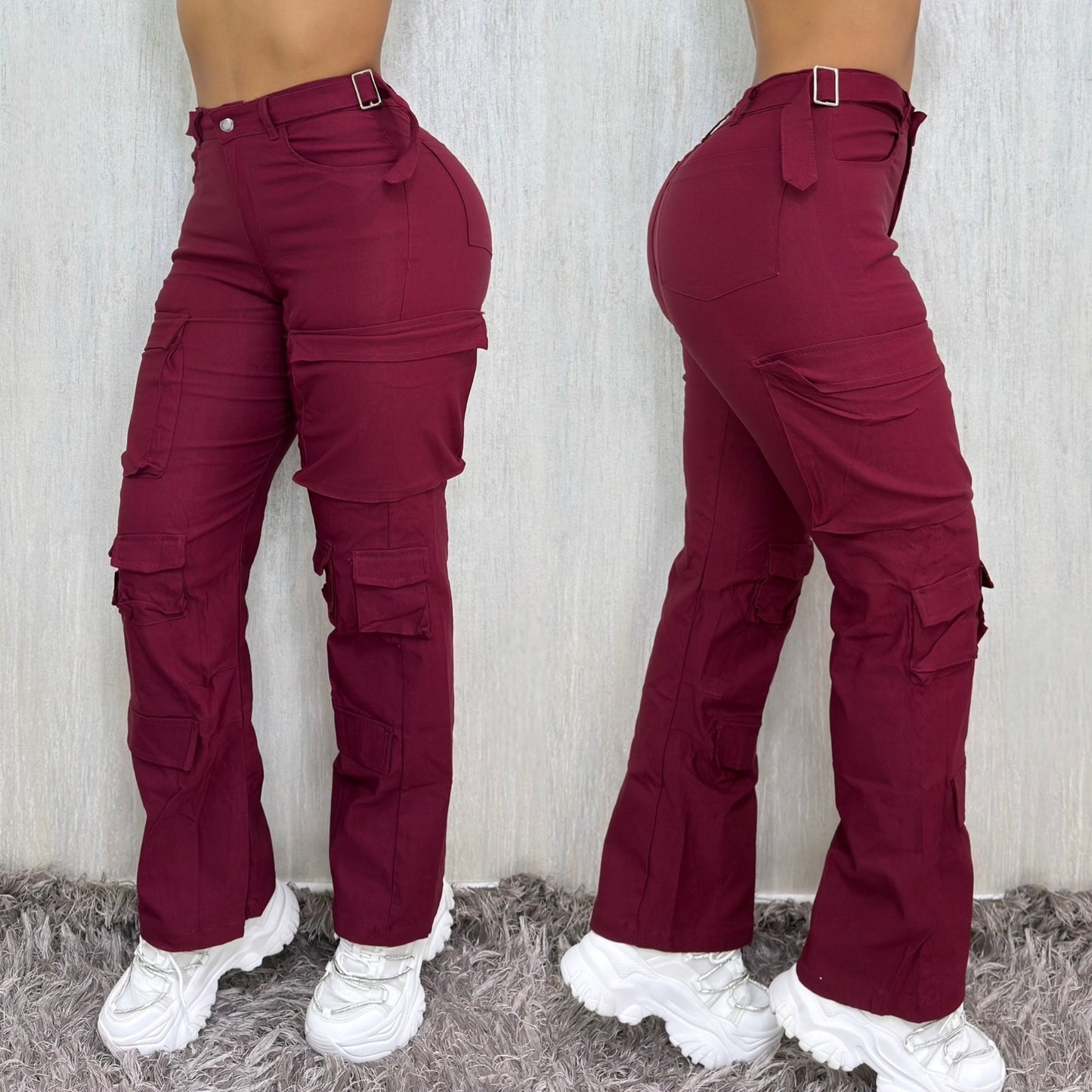 PANTALON CARGO EN BENGALINA