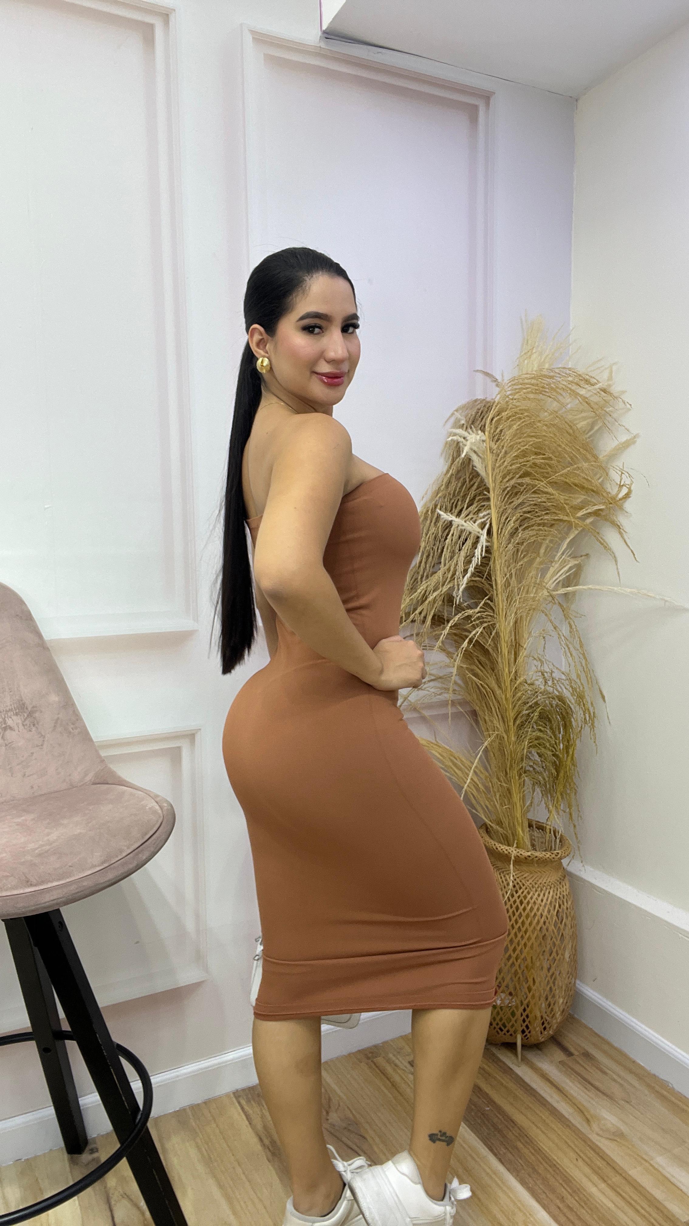 VESTIDO AMERICANO STRAPLESS