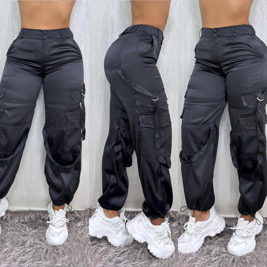 JOGGER EN SATÍN