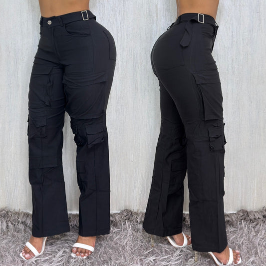 PANTALON CARGO EN BENGALINA