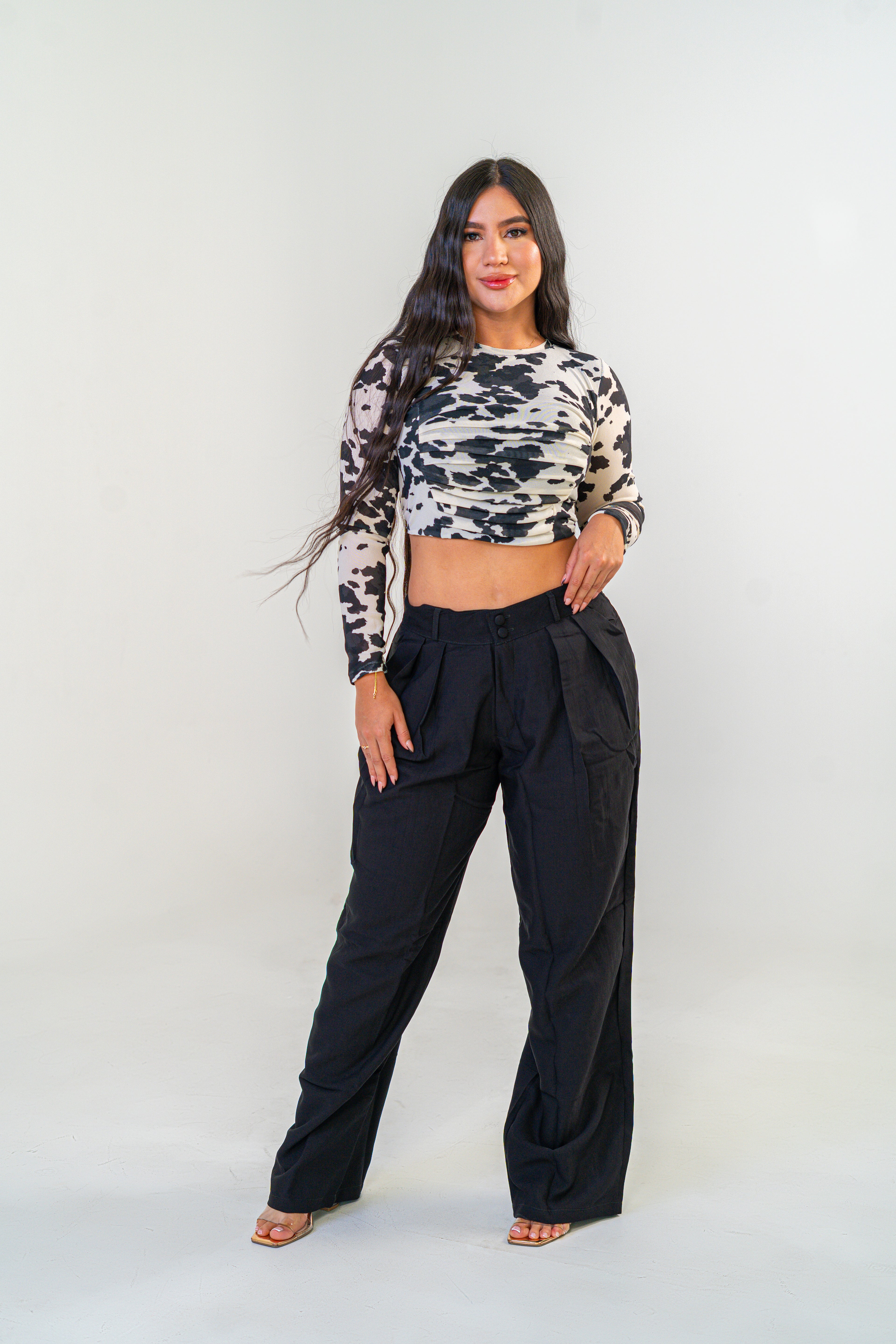BLUSA COW PRINT
