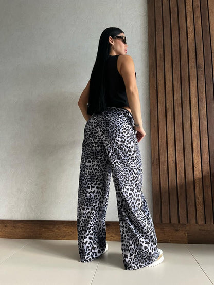 Pantalon Animal print